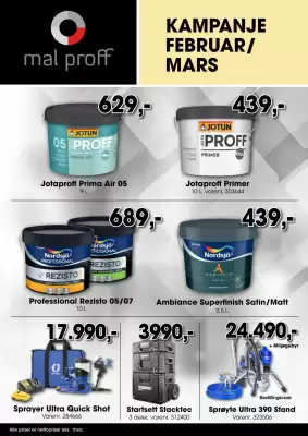 Mal Proff kundeavis (gyldig til 31-03)
