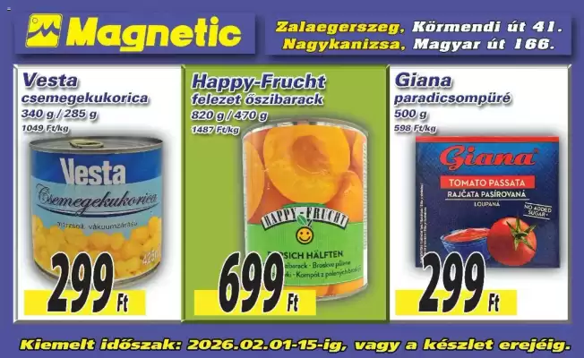 Magnetic akciós újság (érvényes eddig: 15-02)