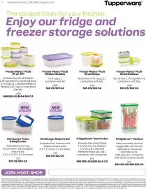 Tupperware flyer Page 1