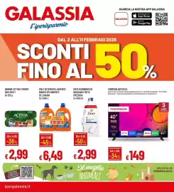 Volantino Galassia Pagina 1