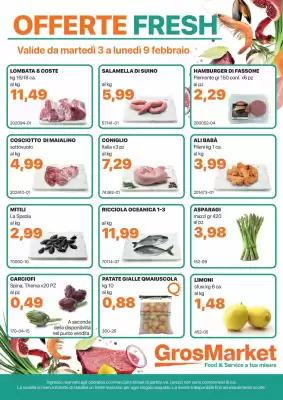 Volantino GrosMarket (valido fino al 9-02)