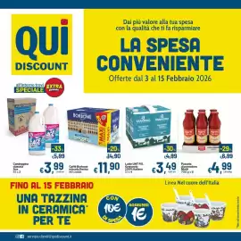 Volantino Qui Discount Pagina 1