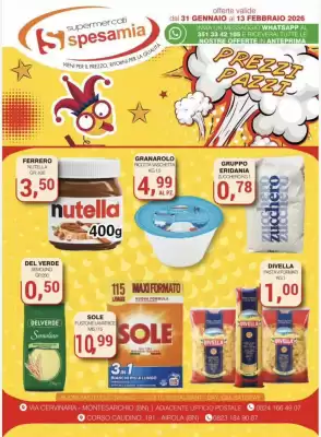 Volantino Supermercati Spesa Mia (valido fino al 13-02)