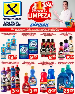 Folheto X Supermercados (válido até 15-02)