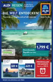 Aldi Süd Reisen Prospekt Seite 1