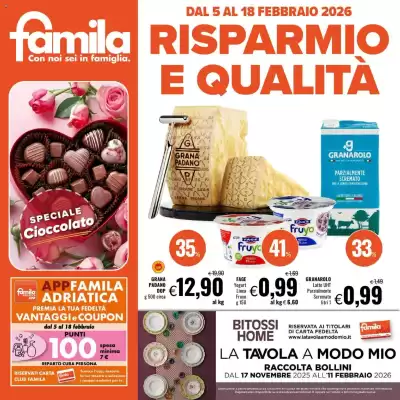 Volantino Famila (valido fino al 18-02)