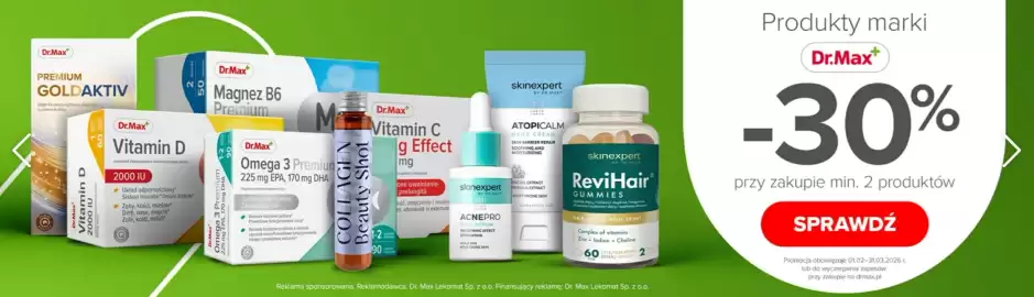 Drogeria Dr.Max gazetka tydzień 6 Strona 1