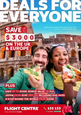 Flight Centre brochure (valid until 28-02)