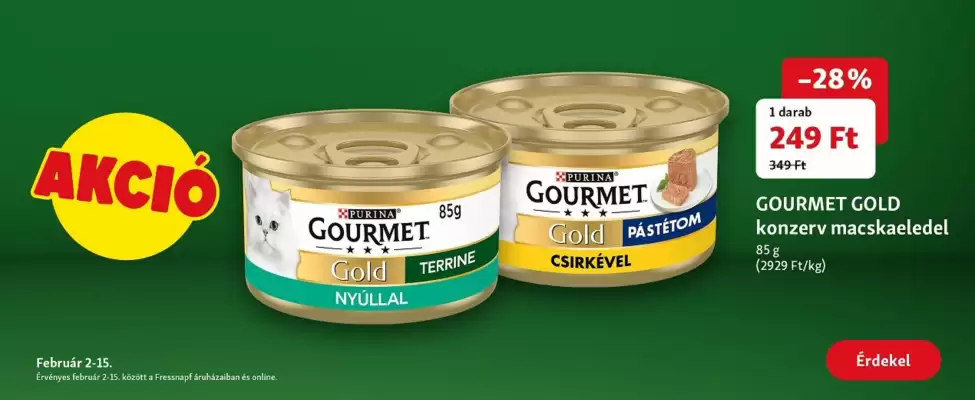 Fressnapf akciós újság (érvényes eddig: 15-02)