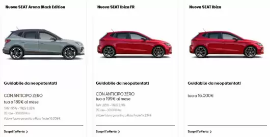 Volantino SEAT Pagina 1