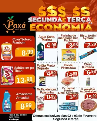 Catálogo Paxá Supermercados (válido até 3-02)
