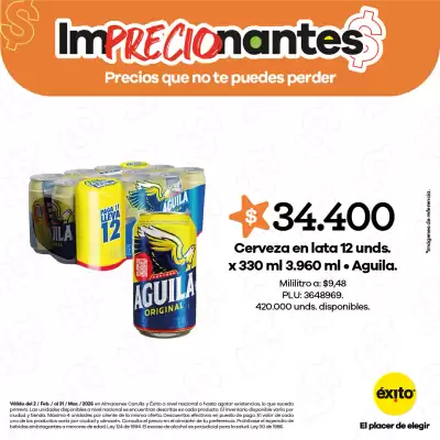 Catálogo Éxito (válido hasta 31-03)