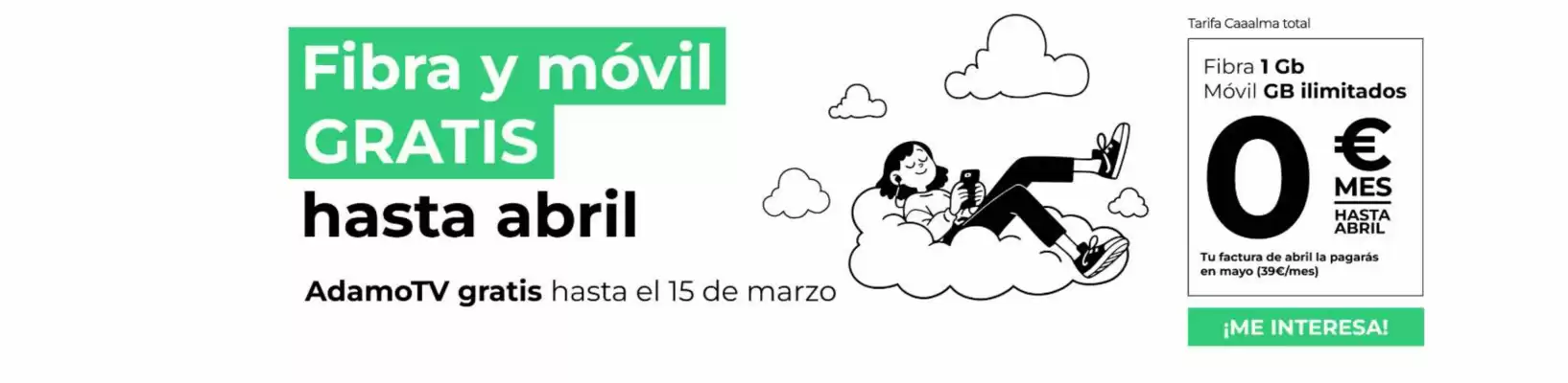 Folleto ADAMO (válido hasta el 15-03)