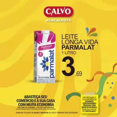 Folheto Calvo Atacadista (válido até 5-02)