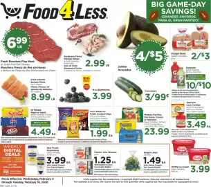 Food 4 Less weekly ad week 6 Page 1