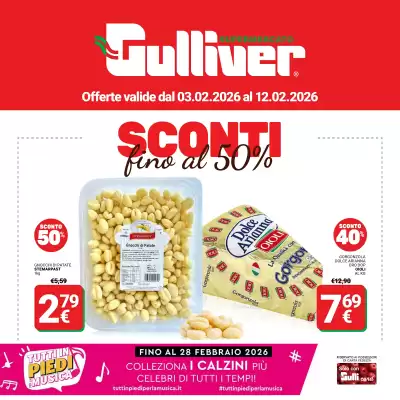 Volantino Supermercati Gulliver (valido fino al 12-02)