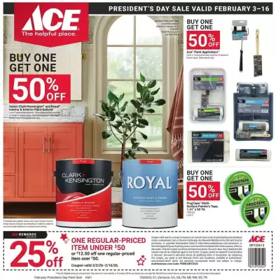 Ace Hardware flyer