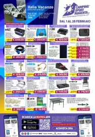 Volantino Camping Sport Magenta Pagina 1