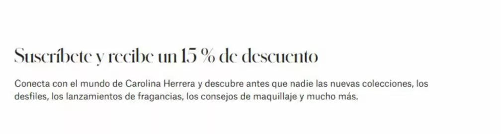 Catálogo Carolina Herrera Página 1