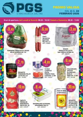Volantino PGS Cash&Carry (valido fino al 22-02)