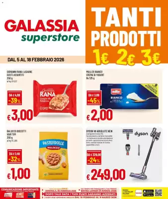 Volantino Galassia superstore (valido fino al 18-02)