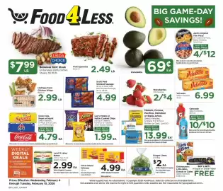 Food 4 Less weekly ad week 6 Page 1