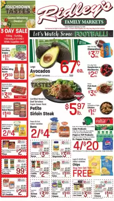 Ridley's Family Markets weekly ad (valid until 9-02)