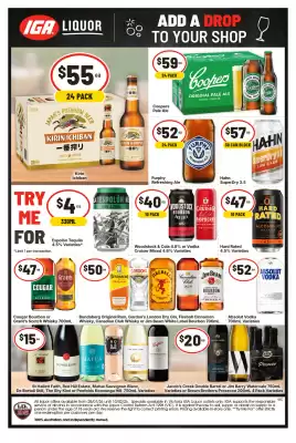 IGA Liquor catalogue (valid until 10-02)