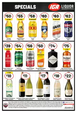 IGA Liquor catalogue (valid until 10-02)