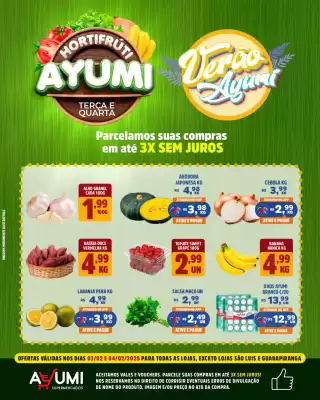 Folheto Ayumi Supermercados (válido até 4-02)