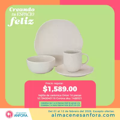 Catálogo Almacenes Anfora (válido hasta 12-02)