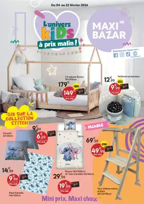 Catalogue Maxi Bazar (valable jusqu'au 22-02)