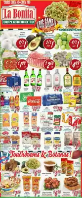 La Bonita Supermarkets weekly ad (valid until 10-02)