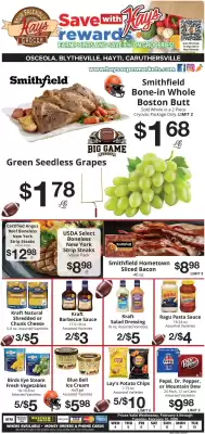 Hays Supermarket weekly ad (valid until 10-02)