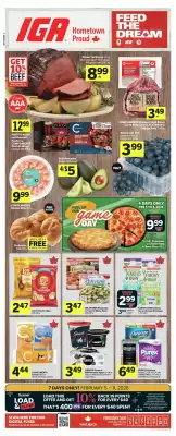 IGA flyer (valid until 13-02)