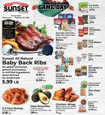 Sunset Foods weekly ad (valid until 10-02)