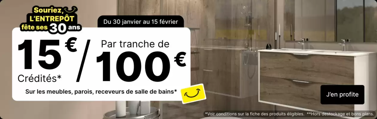 Catalogue L'entrepôt du bricolage (valable jusqu'au 15-02)