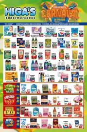 Folheto Higa's Supermercado semana 6 Página 1