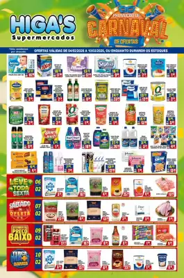 Folheto Higa's Supermercado (válido até 10-02)