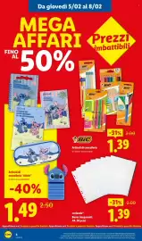 Volantino Lidl | MEGA AFFARI FINO AL 50% Pagina 4