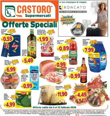 Volantino Il Castoro Supermercati (valido fino al 12-02)