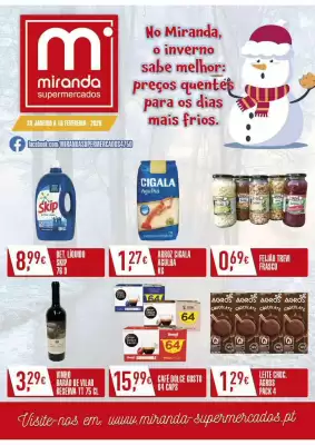 Folheto Miranda Supermercados (válido até 10-02)