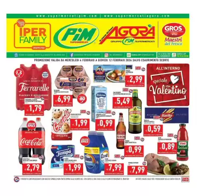 Volantino Supermercati Agorà (valido fino al 12-02)