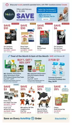 Bosley's flyer (valid until 18-02)