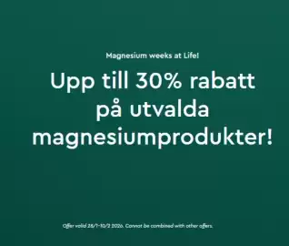 Life reklamblad vecka 6 Sida 1