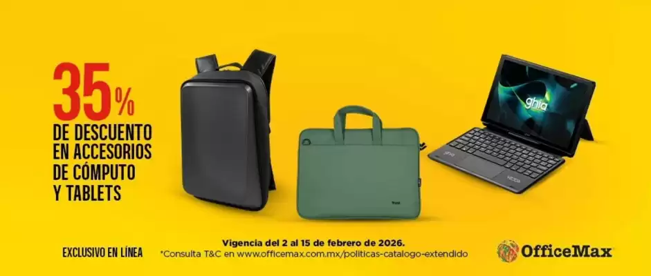 Catálogo OfficeMax (válido hasta 15-02)