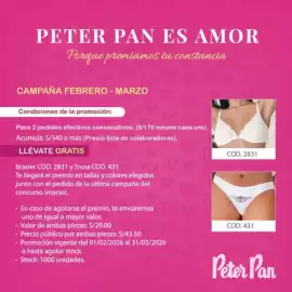 Catálogo Peter Pan Internacional Página 1