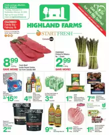 Highland Farms flyer week 6 Page 1