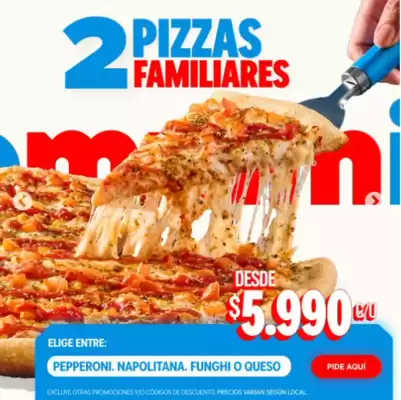 Catálogo Domino's Pizza (válido hasta 20-02)