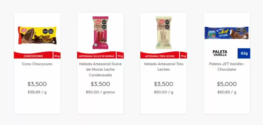 Catálogo Cream Helado (válido hasta 28-02)